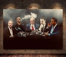 Canvas Wall Art Andrew Tate Tristan Trump Elon Musk Poster Print Painting picture