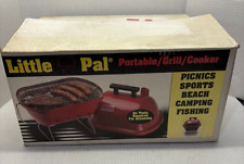 VINTAGE Little Pal Portable Charcoal Grill New Open Box Made in the USA picture