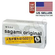 Sagami Original 002 Ultra Thin 0.02MM Condom Size L 10Pcs - US Seller picture