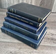 Lot 5x Vtg. Engineering Books 1944-1953 Aeronautical Mechanical Blue Staging picture