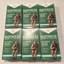 24ct  Biofreeze Flexible X Long Relief Strips 10
