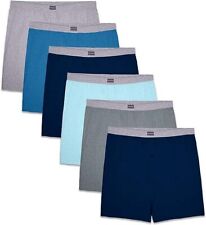 3 or 6 Fruit of the Loom Big Mens Cotton Stretch Knit Boxer S-2X Colors may Vary picture