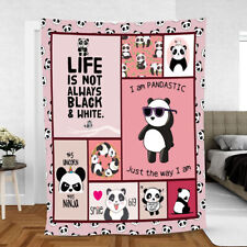 Personalized Panda Sofa BLANKET Halloween Gift Best Price Christmas Gift picture