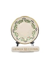 Lenox HOLIDAY Pierced Accent Luncheon Plate MINT 2nd Q picture