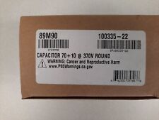 LENNOX/DUCANE/ARMSTRONG 70+10MFD 370V DUAL ROUND CAPACITOR 100335-22 - 89M90 picture