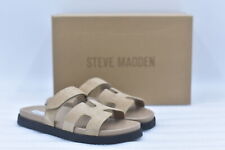 Women's Steve Madden Mayven Suede Slide Sandals Taupe SIze 8 picture