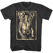 Rocky Balboa Vintage Champ Boxing Championship Belt Men's T Shirt Sly Stallone picture