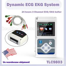 24 hours 3 Channel ECG ECG/EKG Holter Monitor System CONTEC TLC9803/TLC5007 picture