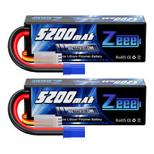 2x Zeee 3S LiPo Battery 5200mAh 11.1V 80C EC5 for RC Car Boat Truck Helicopter picture