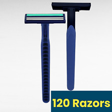 Vaylor 2 Blade Disposable Razors for Men 120-Pack Smooth Sensitive Skin Shaving picture