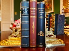 Jack London. Fine leather bindings. 3 Titles. An exquisite set. Gorgeous.  picture