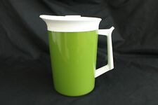 Vtg West Bend Thermo Serv Insulated Avocado Green Coffee Tea Pitcher Nostalgic picture