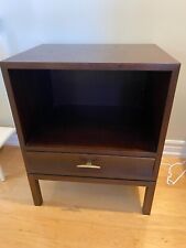 Pair of Matching Mid Century Edward Wormley Walnut Dunbar Nightstands - 20 in  picture