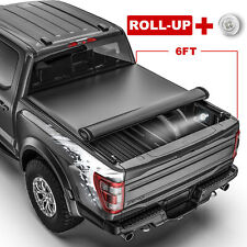 6FT Bed Soft Roll Up Truck Tonneau Cover For 2005-2015 Toyota Tacoma Std picture