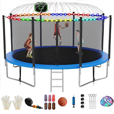 12FT Trampoline for Kids and Adults w/Safety Enclosure & Ladder Outdoor Backyard picture
