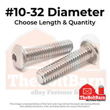 #10-32 Stainless Steel Button Socket Head Cap Screws (Choose Length & Qty) picture