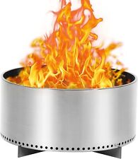 27In Smokeless Fire Pit for Wood Burning, Portable Stainless Steel Camping Stove picture