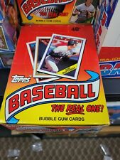 1988 Topps Baseball Wax Box Case Fresh Glavine RC, Bonds, Bo Jackson, Canseco picture
