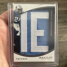 Derrick Henry 2016 Immaculate Patches 9/10 Rookie authentic player worn patch  picture