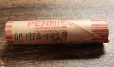 1920-1929 PDS Twenties Dated Lincoln Wheat Cent Penny Roll Of 50 Coins.  picture