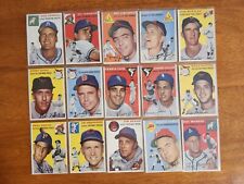 1954 Topps Baseball Lot Of 69 Cards. Vg/Ex-Ex picture
