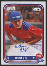 2024 ONYX VINTAGE AUTOGRAPH WEHIWA ALOY #OVWEAL picture