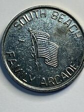 Vintage South Beach Family Arcade Token Ten Points Defunct #st1 picture
