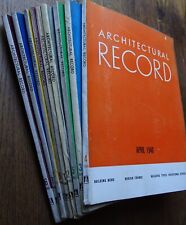 Architectural Record Magazine 1940 (9 Issues) Jan-Sept. (Building News, Designs) picture