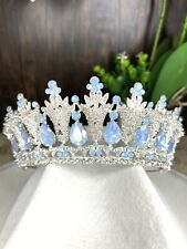 Vintage Bridal Wedding Tiara Crystal Gemstone Queen Crown for Brides Rhinestone  picture