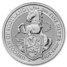 2018 Great Britain 2 oz Silver Queen's Beasts The Unicorn picture