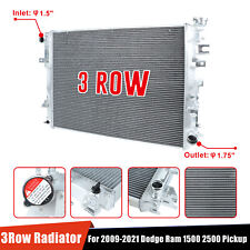 3 Row Aluminum Radiator 13129 For 2009-2021 Dodge Ram 1500 2500 3500 4000 V6 V8 picture