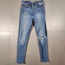Levis Womens Jeans 25 Blue Wedgie Premium Quality Button Fly Medium Wash Denim picture