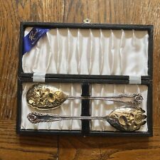 Vintage Serving Set William Adams Sheffield England Silverplate Spoon & Fork  picture