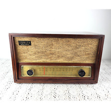 Vintage 1950s Wood Grain Zenith Radio Model S-46210 Tested Working picture