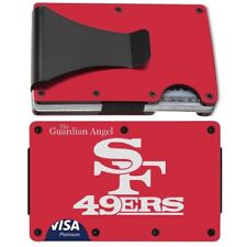 San Francisco 49ers Guardian Angel Titanium Carbon Fiber RFID Blocking Wallet D7 picture