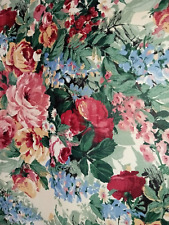 Custom Made Cabbage Roses 50 x 82 Chintz Drape Panel picture
