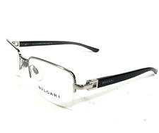 Bvlgari Eyeglasses Frames 188 102 Black Silver Square Half Rim 53-19-135 picture