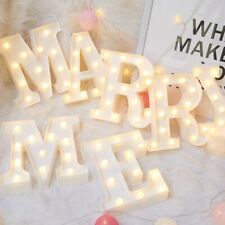 Alphabet LED Letter Lights Light Up Plastic English Letters Standing Hanging picture