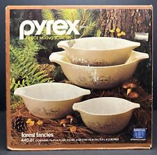 Vintage Pyrex Forest Fancies bowls Mushrooms NOS Unopened picture