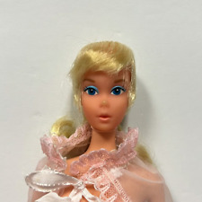 Vintage 1960's Twist Turn TNT Blonde Barbie Center Glance Rooted Lashes Taiwan picture
