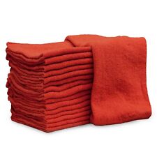 500 New Industrial A Grade Shop Towels-Cleaning Towels Red - Multipurpose Cloth picture