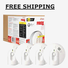 Kidde 21007588 120V AC wire-in Hush Smoke Alarm with Battery Backup - 4 Pack picture