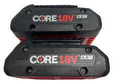 (2) NEW Genuine BOSCH GBA18V40 CORE 4.0 Ah 18V Volt Li-Ion Compact Battery Packs picture