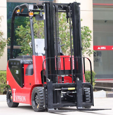 New 2023 2 Ton Rated Capacity Electric Forklift Lifter Lift Truck Jitney Hi-Lo picture