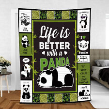 Personalized Panda Sofa BLANKET Halloween Gift Best Price Christmas Gift picture