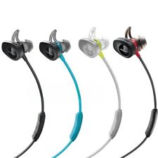 Bose SoundSport Wireless Bluetooth In Ear Headphones Earbuds Black Aqual Blue US picture