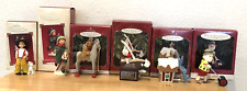 HALLMARK KEEPSAKE LOT OF 6 CHRISTMAS ORNAMENTS IN ORIGINAL BOXES picture