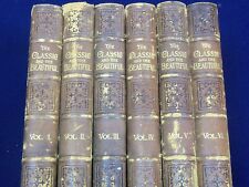 1896 THE CLASSIC & THE BEAUTIFUL FROM LITERATURE COPPEE LOT OF 6 VOLUMES- KD 794 picture