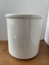 Vintage HALL Pottery Utensil Crock, 302, Made in USA 7” picture