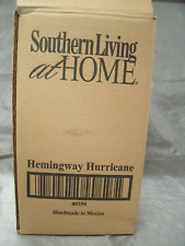 Southern Living at Home HEMINGWAY Glass 1pc Open 40350 Hurricane Footed Vase NIB picture